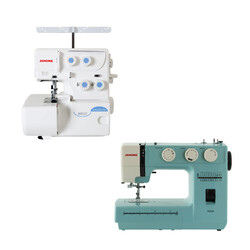 Janome 8002D Overlok Makinesi ve TR2023 Dikiş Makinesi Avantajlı Paket