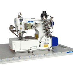 Jin F1F-U356/SN Direct Drive, Karyokalı Manyetik İplik Kesmeli ve Ayak Kaldırmalı Elektronik Düz Yataklı Reçme Makinası