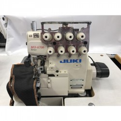Juki MO-6714S-BE6-44H/G39/Q141 Havalı 4 İplik Overlok - Efka Motor - 2.El