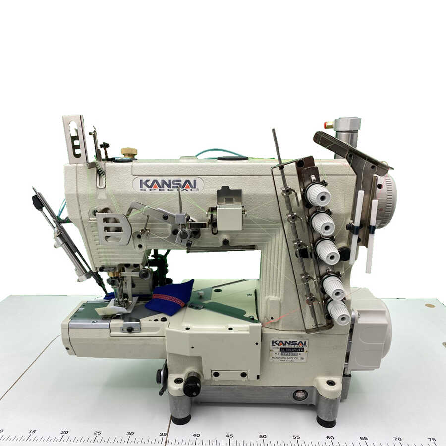 Kansai RX-9803P/UTC Burunlu Merdaneli İplik Kesicili Reçme Makinası -