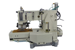 Kansai Special FX-4412-P-UTC Burunlu 12 İğne Havalı İplik Kesicili Zincir Dikiş