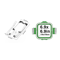 Kingstar Mıknatıslı Kasnak Nakış Hazırlama Fikstürü (175x175mm)