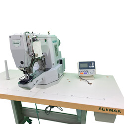 Sevmak SK-430D-02 Elektronik Programlı Kilit Dikiş Punteriz Makinası (Orta - Kalın Materyaller İçin)