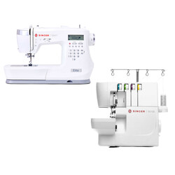 Singer Elite CE677 Elektronik Dikiş Makinesi ve Singer S0105 Overlok Makinesi Avantajlı Paket