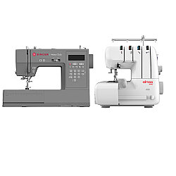 Singer HD6705C Dikiş Makinesi ve Elmas 328 Overlok Makinesi Avantaj Paketi