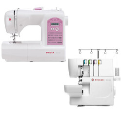 Singer Starlet 6699 Dikiş Makinesi ve Singer S0105 Overlok Makinesi Avantajlı Paket