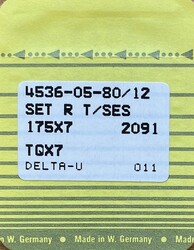 TQx7 Uzun Düğme Makina İğnesi (Orijinal Almanya Üretimi) 4536-05 - 100 Adet